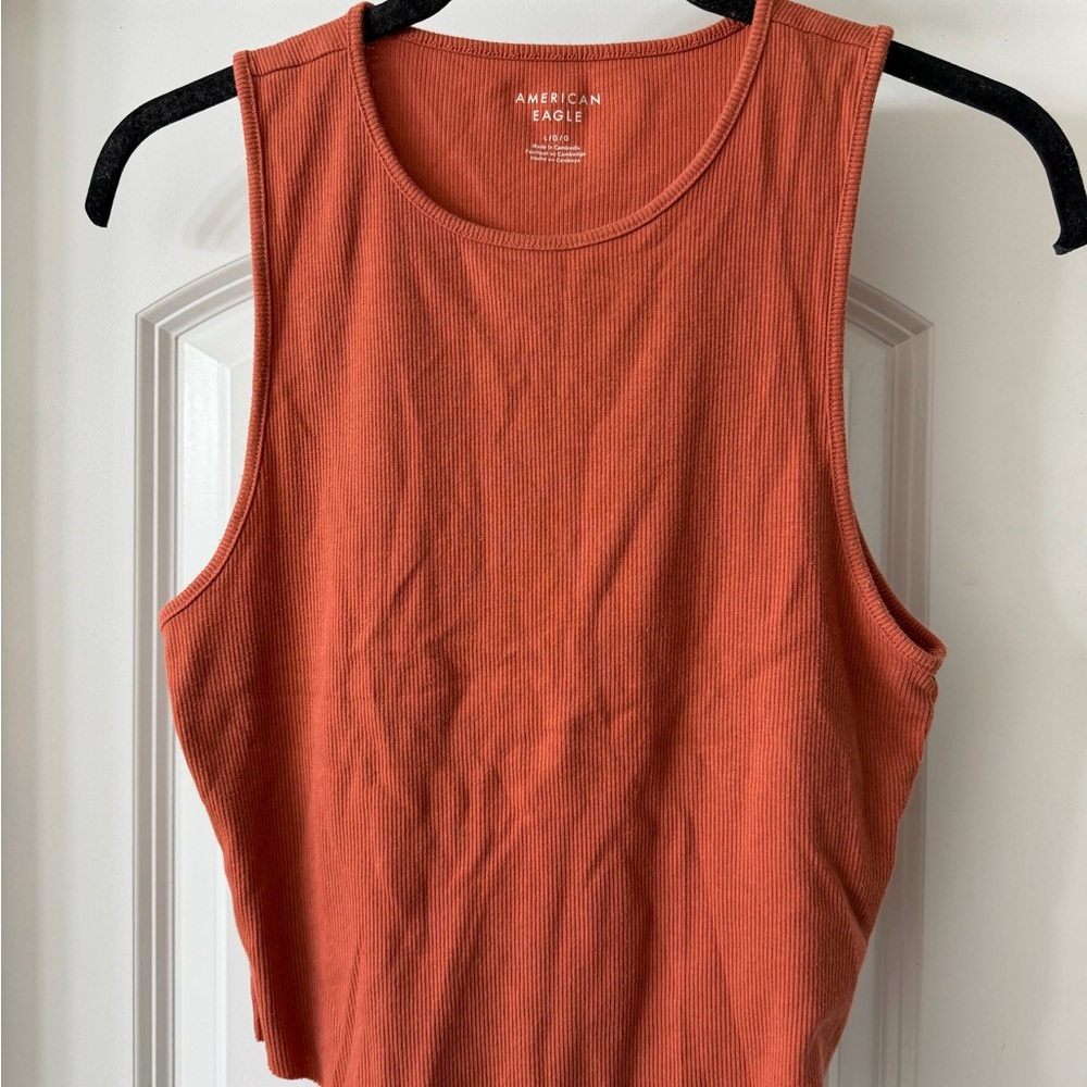 American Eagle Outfitters Rust Tank Top